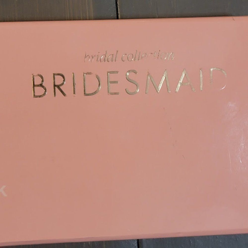🆕️Slip Silk Sleep Mask Bridesmaid Pink Embroidered 100% Pure Mulberry Si… - Picture 5 of 11
